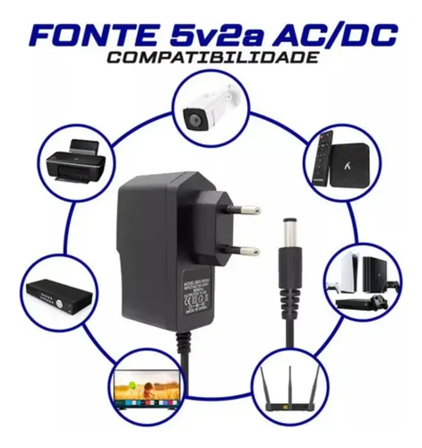 FONTE TV BOX 5V 2A