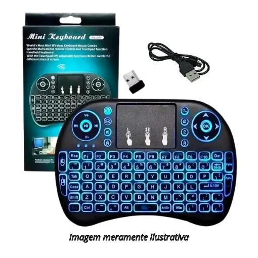 MINI TECLADO P/ TV BOX