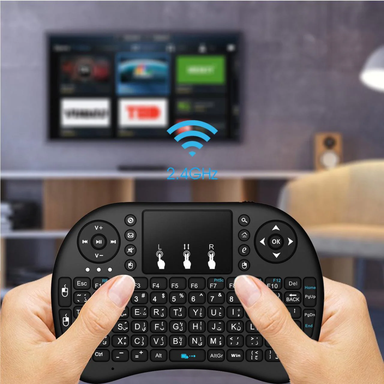 MINI TECLADO P/ TV BOX